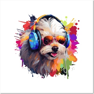 Colorful Cute puppies Posters and Art